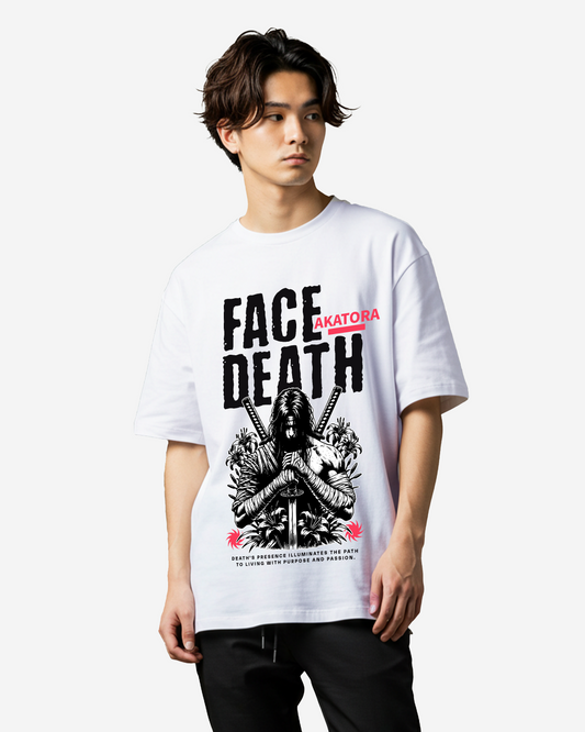 Face Death Oversized T-Shirt