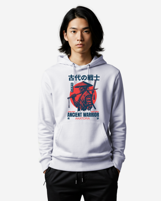 Japan Samurai Ancient Warrior Robot Anime Future Oversized Hoodie