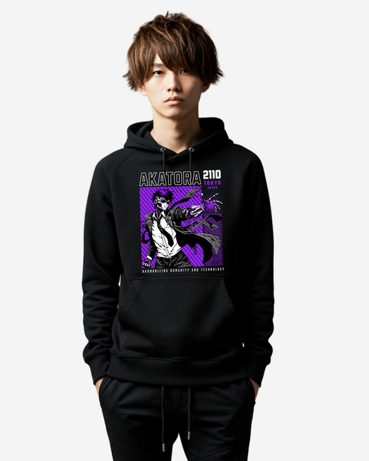 Cyborg Anime Man Oversized Hoodie