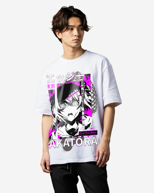 Japanese Anime - School Girl Manga Oversized T-Shirt
