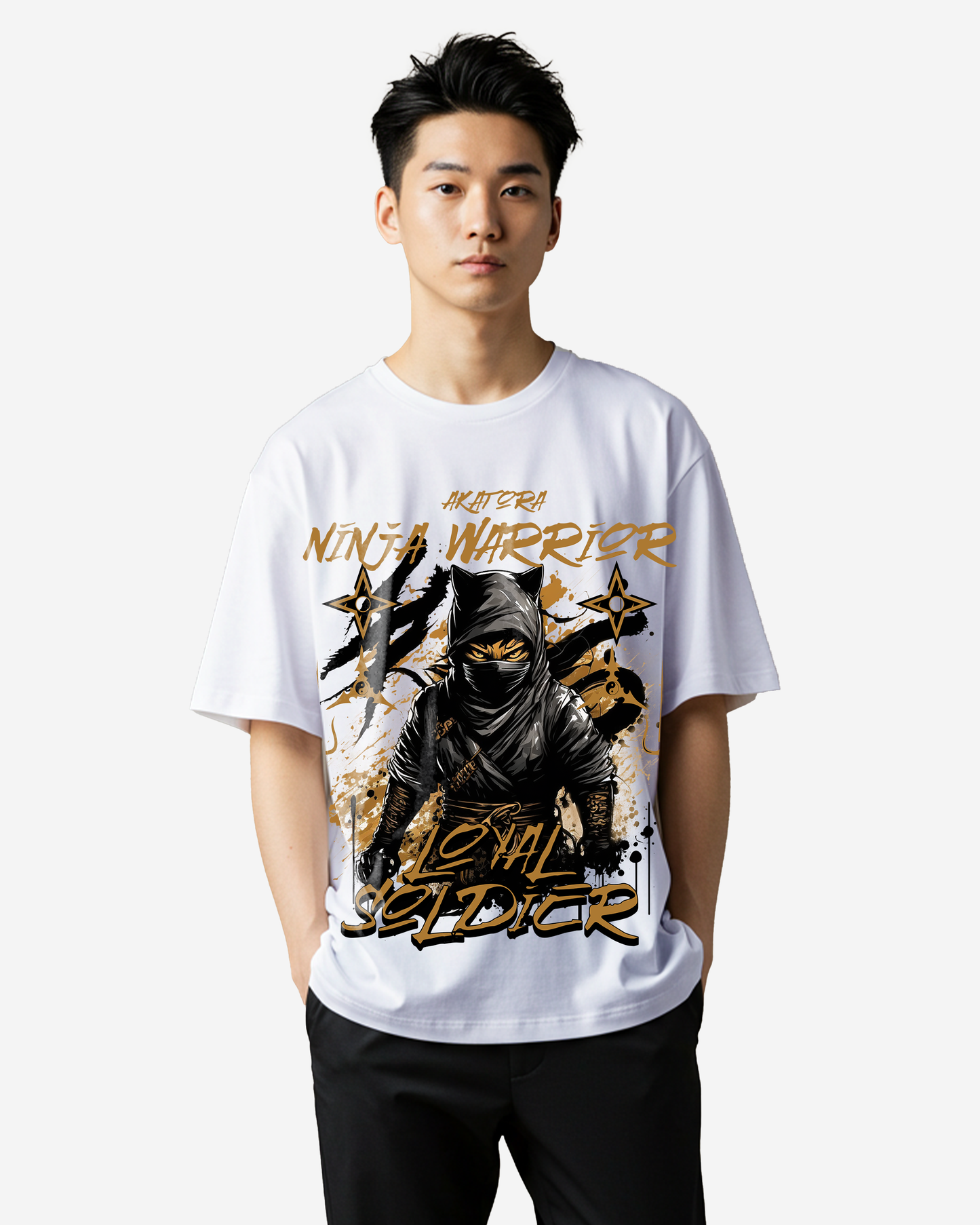 Cat Ninja Oversized T-Shirt