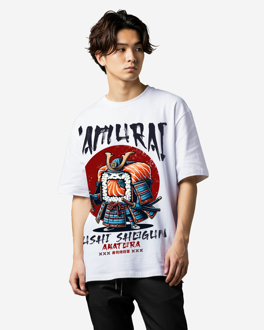 Samurai Sushi Shogun Oversized T-Shirt