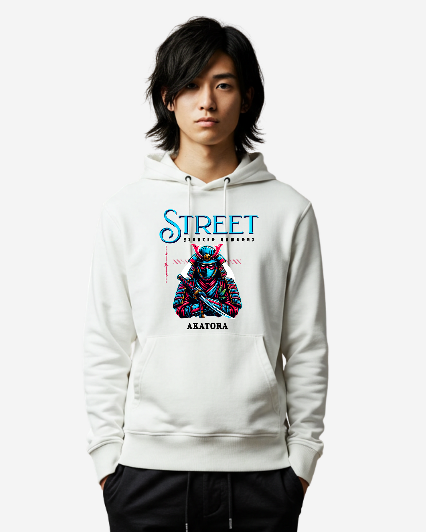 Samurai Street Warrior Oversized Hoodie