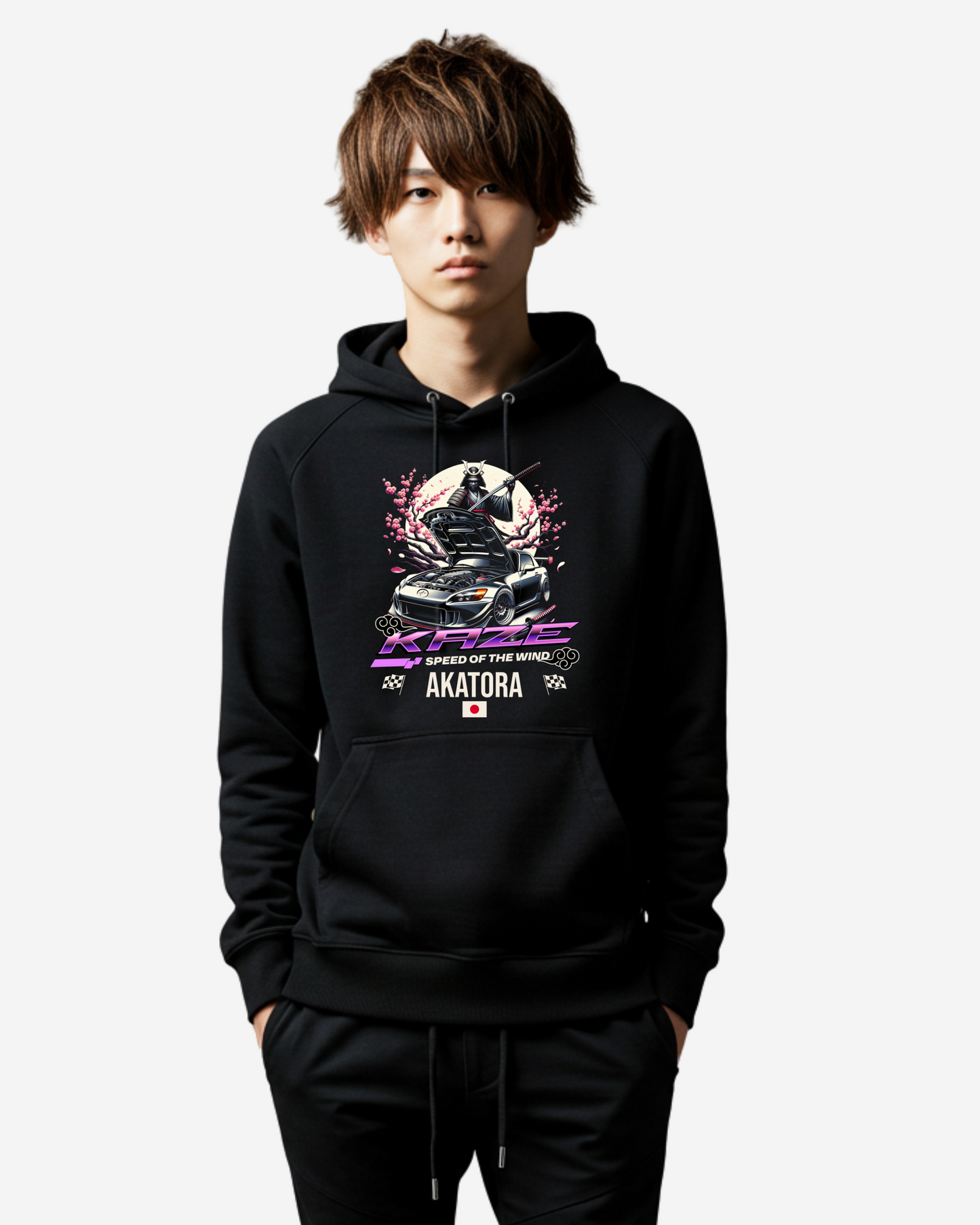 Samurai Car Oversized Hoodie