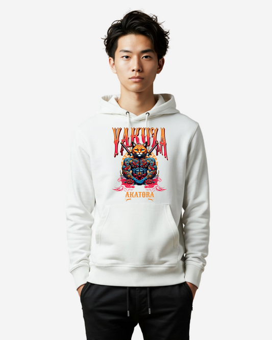 Yakuza Cat Japan Street Flash Art Inked Life Oversized Hoodie