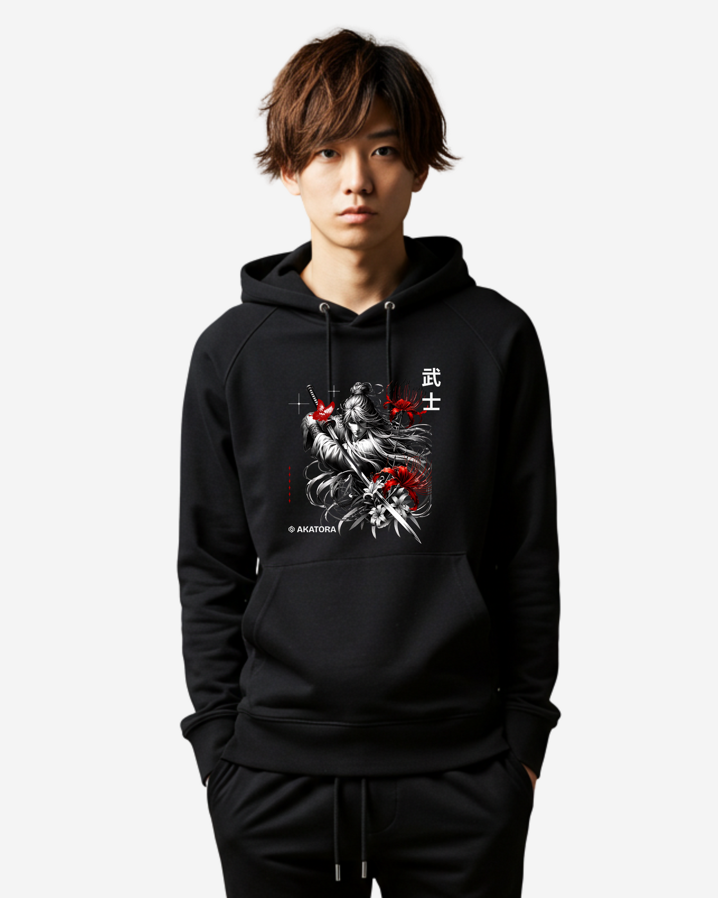 Long Haired Samurai Oversized Hoodie