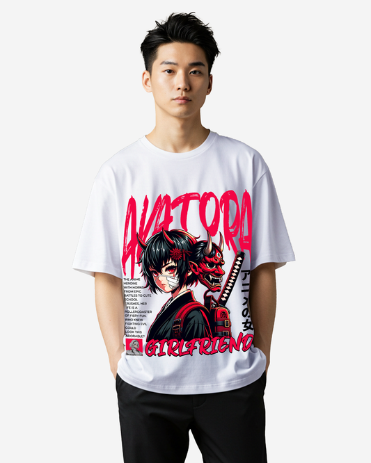 Anime Girlfriend Japan Oversized T-Shirt
