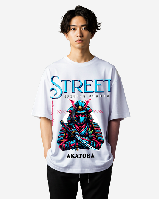 Samurai Street Warrior Oversized T-Shirt