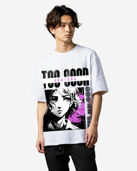 Anime Drawing Streetwear Oversized T-Shirt