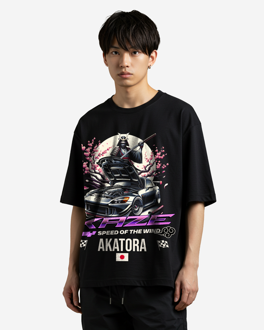 Samurai Car Oversized T-Shirt