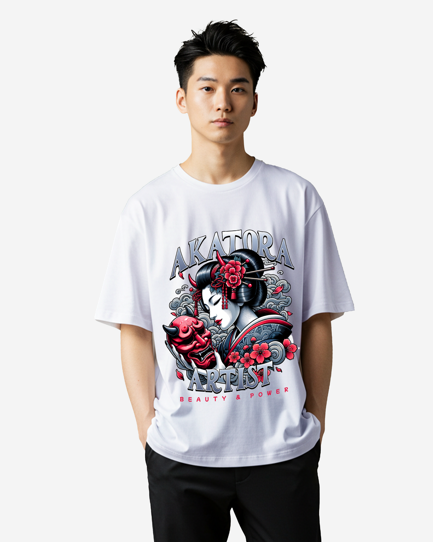 Geisha Oversized T-Shirts