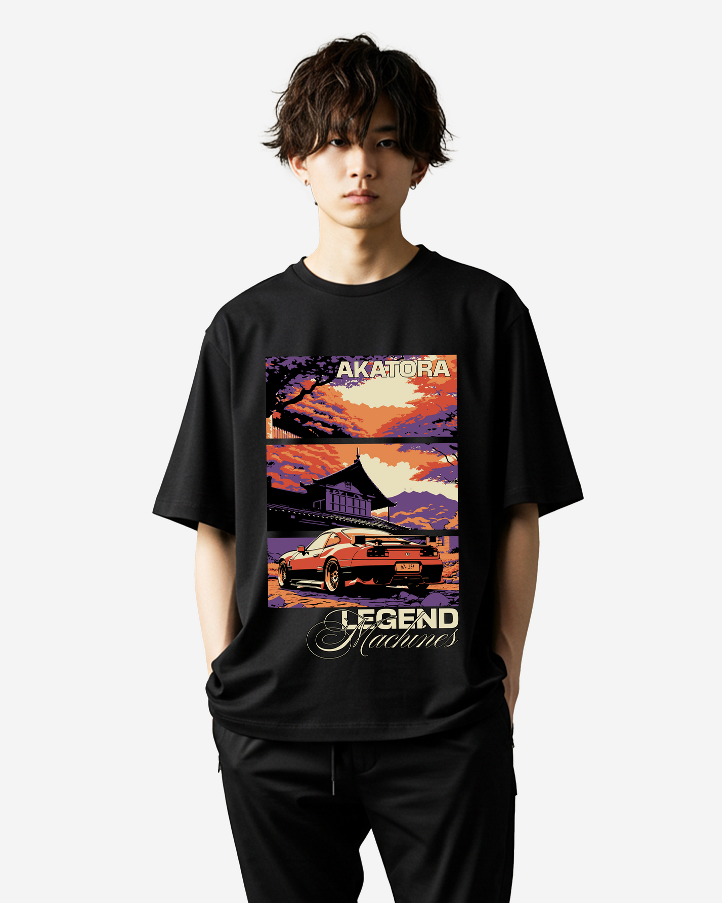 Japan Car Oversized T-Shirt