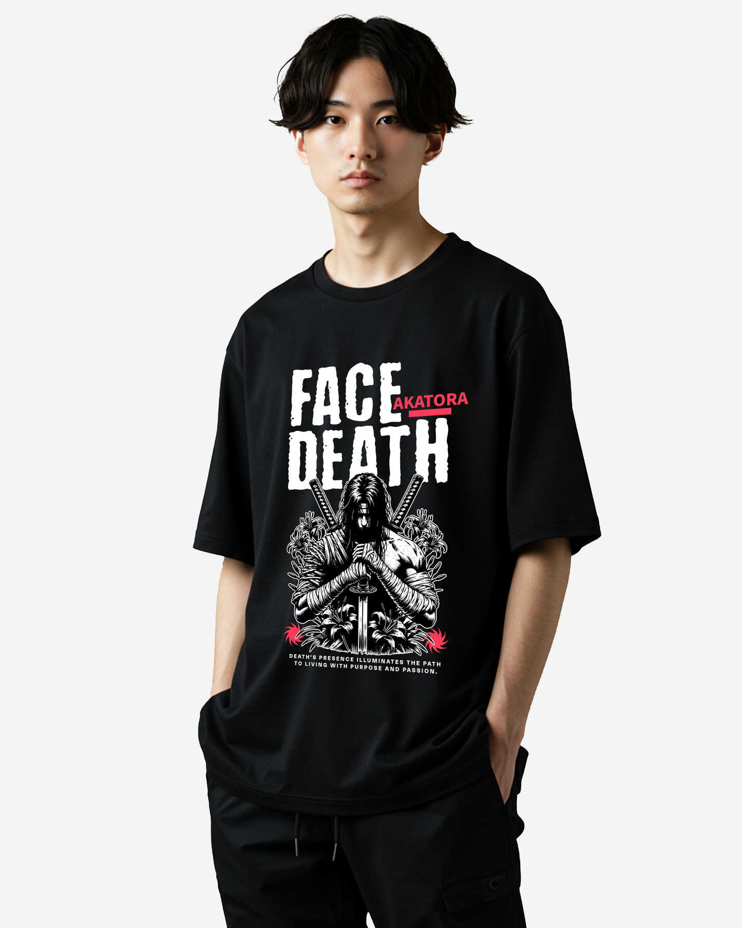 Face Death Oversized T-Shirt