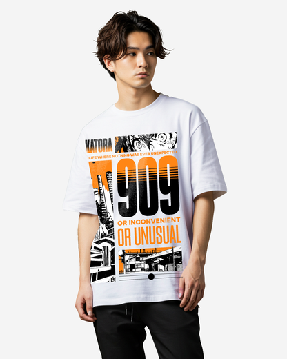 Utopia 909 Anime Streetwear Oversized T-Shirt