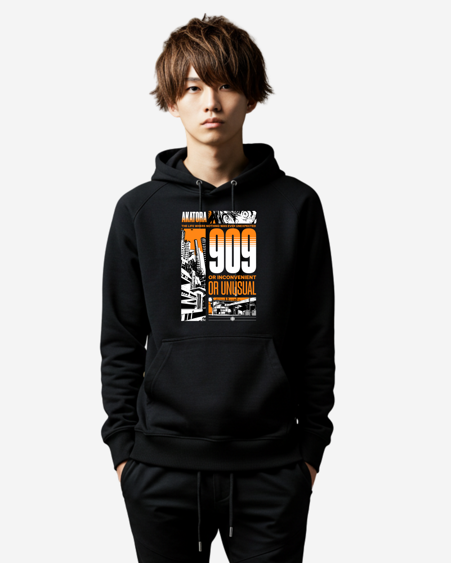 Utopia 909 - Anime Streetwear Oversized Hoodie
