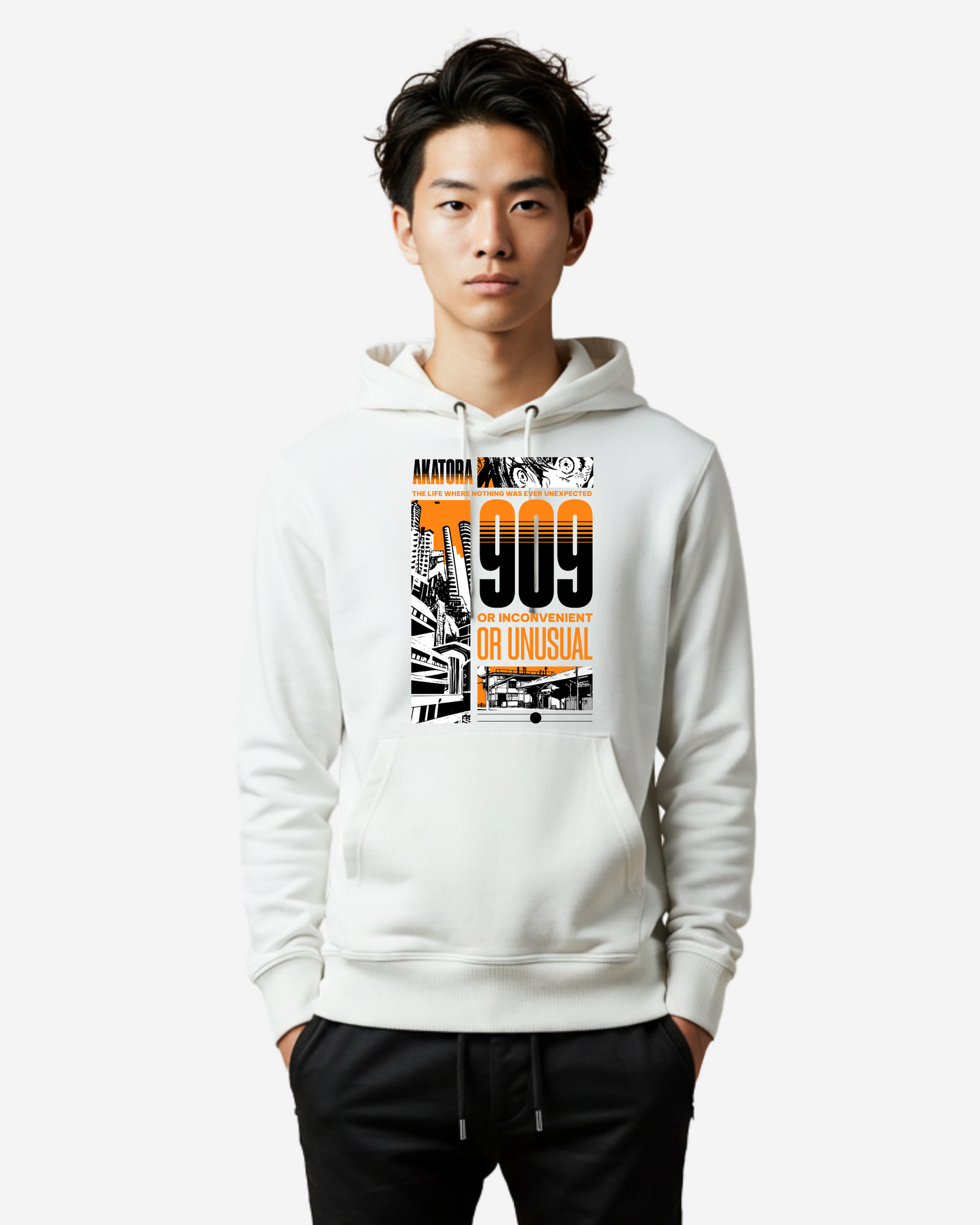 Utopia 909 - Anime Streetwear Oversized Hoodie