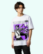 Cyborg Anime Man Oversized T-Shirt